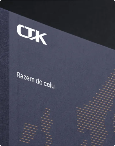Nowe logo CTK Logistics prezentuje nowoczesny, minimalistyczny styl z subtelnym nawiązaniem do mapy Europy, podkreślając dynamikę i profesjonalizm marki.
