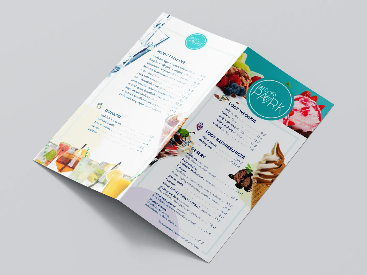 <h5>Cafe Park</h5><p> - Ulotki / Plakaty</p>