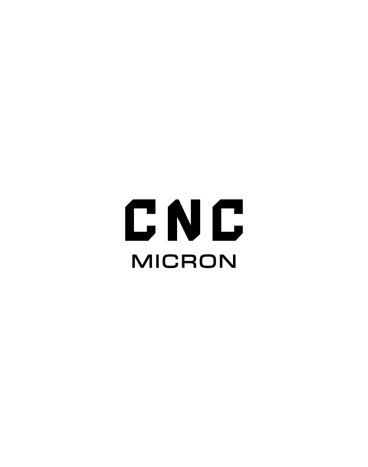 Logo CNC Micron na białym tle