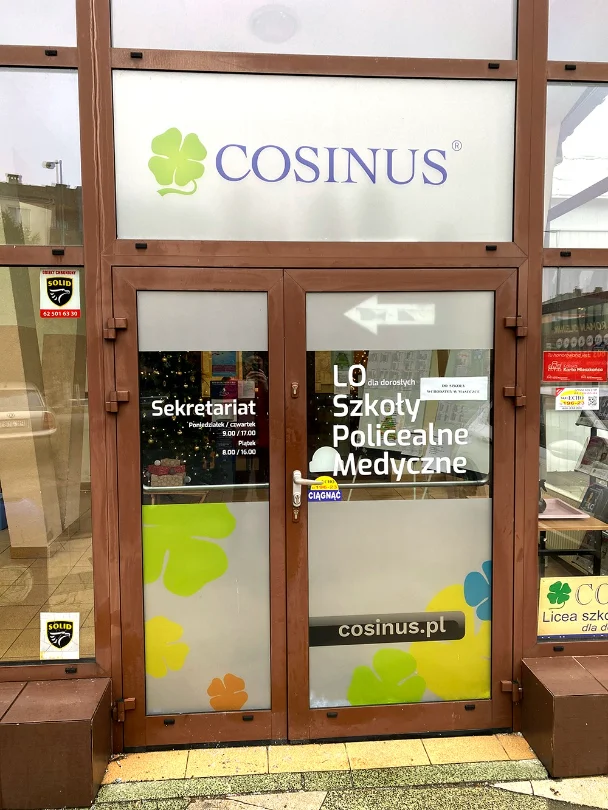 <h5>Cosinus</h5><p> - Reklama zewnętrzna i wewnętrzna</p>