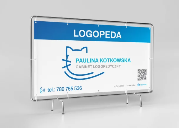 Paulina Kotkowska - logopeda - Reklama zewnętrzna i wewnętrzna