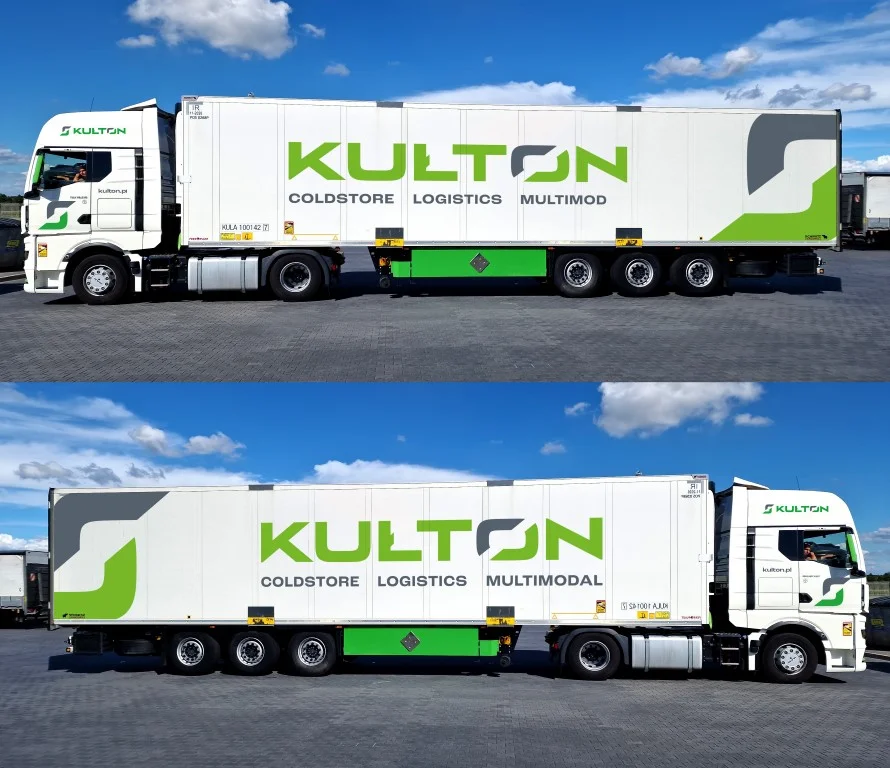 KUŁTON Transport - projekt i oklejenie samochodów
