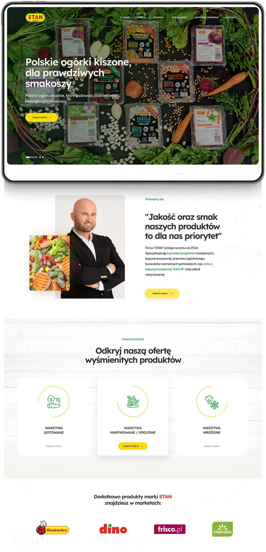 Strona internetowa firmy Meyer Poland koncentruje się na przemyśle lotniczym i energetycznym. Główna grafika przedstawia myśliwiec, Sekcje poniżej prezentują kluczowe obszary działalności, takie jak procesy technologiczne, certyfikaty, kariera oraz dokumenty do pobrania.